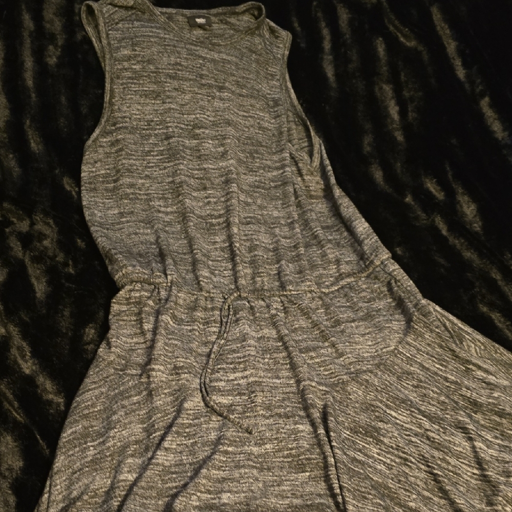 Mossimo Supply Co. Charcoal Sleeveless Dress